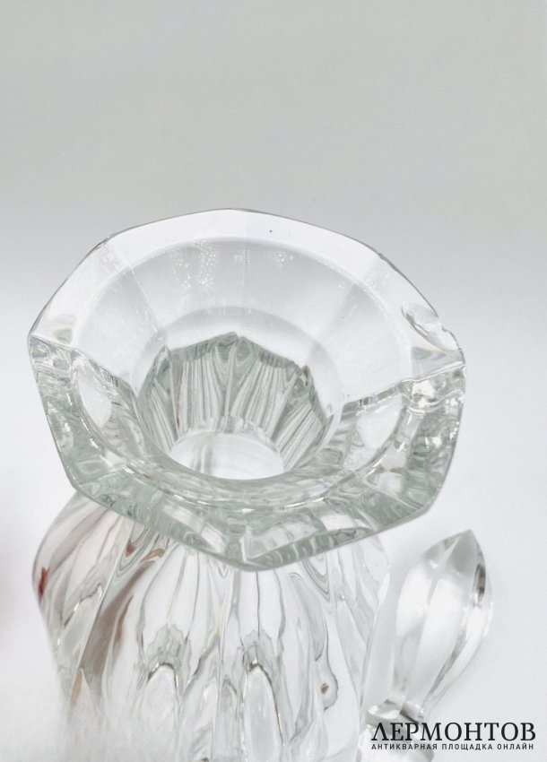 Набор для водки «Czarina»: штоф и 3 стопки. Хрусталь, Faberge, Россия, современная ра