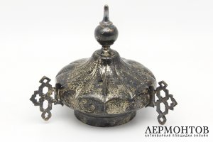 Лампада с ажурными ручками. Серебро 84 пр. Россия, Андрей Векман, ок. 1889 г. 
