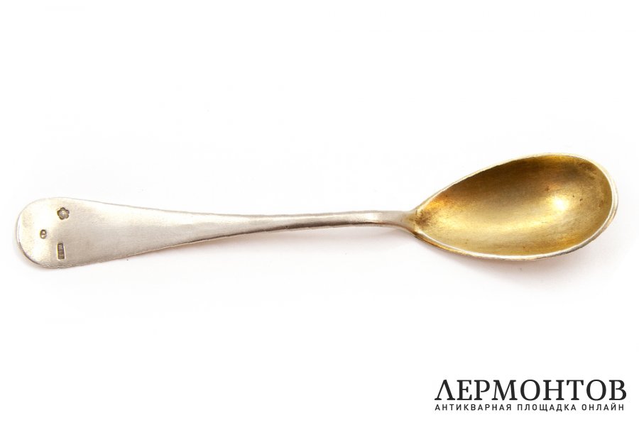 Набор чайных ложек на 6 персон. Австрия, Вена, 1860-1870 гг. Серебро 800 пробы.