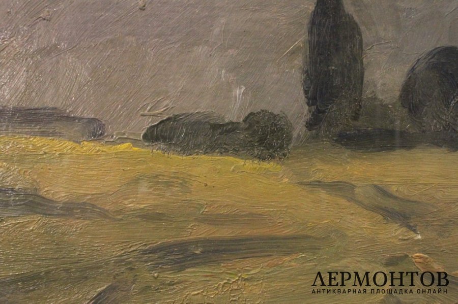 Картина Попков В.Е. Вечереет. 1970 г.