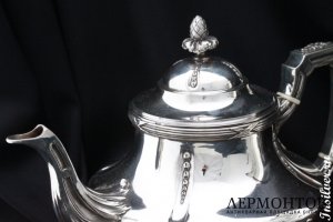 Чайно-кофейный сервиз Alphonse Debain. Серебро 950. Франция