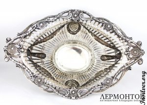 Ваза ажурная. R.F.Fox. Серебро 925. Англия