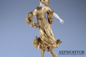 Скульптура Дева птица или Тамара Карсавина. Ар Деко. Франция, 1910-1914 г., Р.П. Марке. Бронза. 