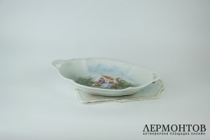 Сухарница и сырная доска. Гарднер, Россия, конец 19 в.