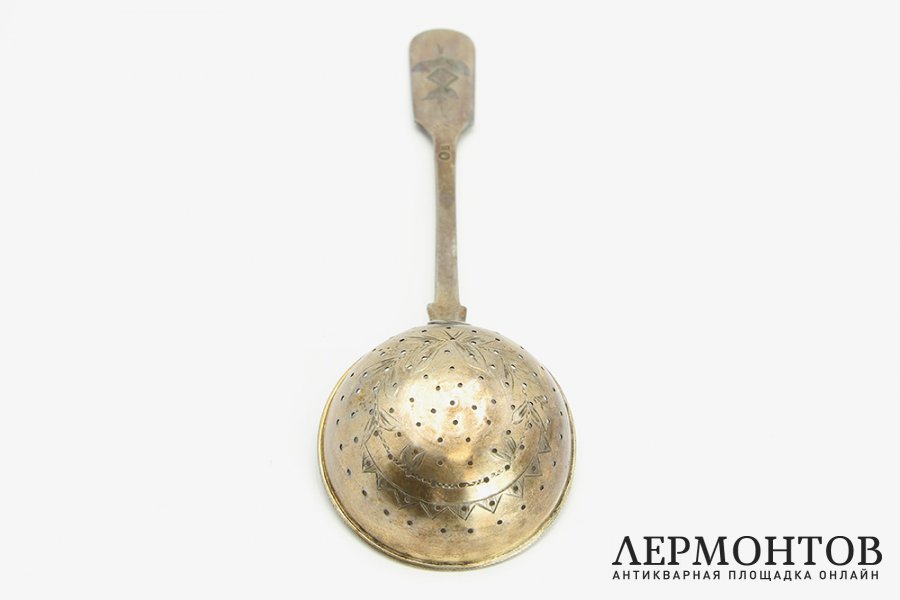 Ситечко для чая. Серебро 84 пробы. Россия, 1899-1905.