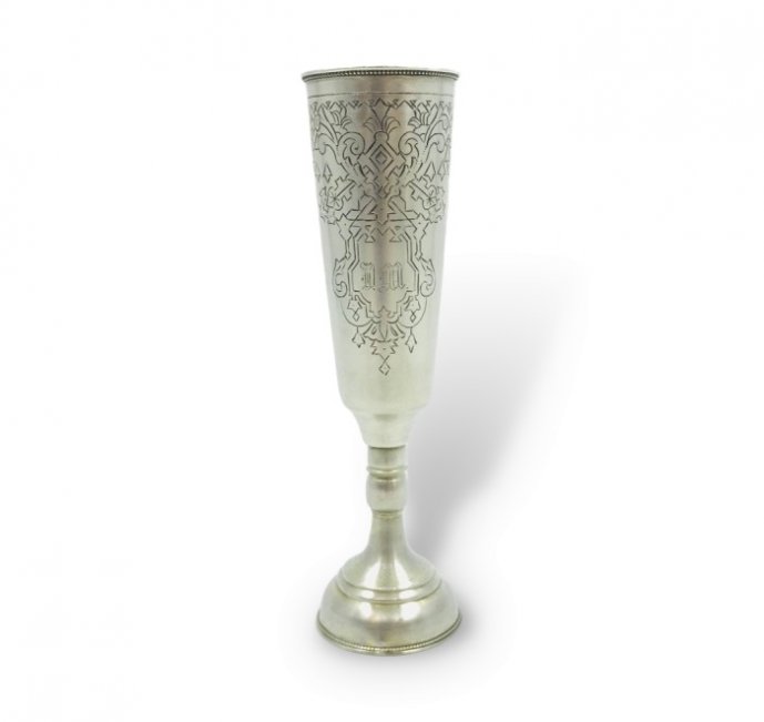 Фужер для шампанского. Серебро 84 пробы, Россия, 1890 год