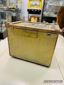 Короб для угля. Латунь, дерево, Великобритания, 2-я половина 20 века