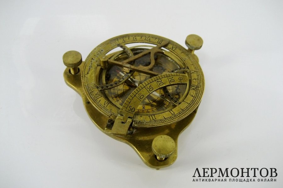 Морской компас. Бронза. Англия, XIX век.