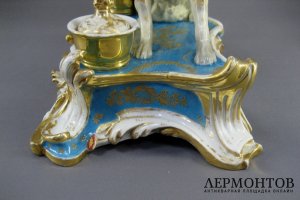 Письменный прибор. Фарфор. Франция, Jаcob  Petit. 30-40-егоды XIX века. 