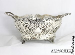 Ваза для фруктов. Серебро 925. Англия