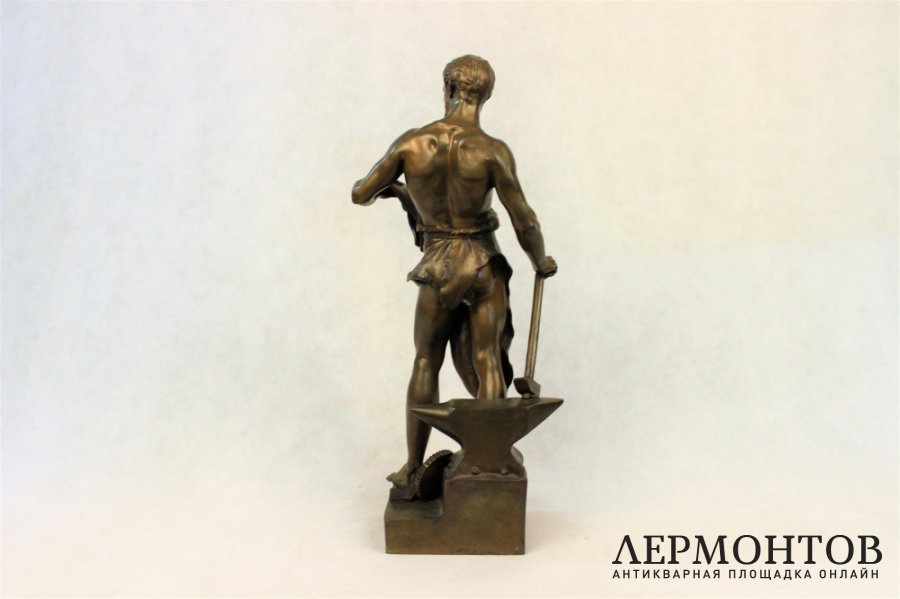 Скульптура. Кузнец. Бронза. Jean-Baptiste Germain. Франция.
