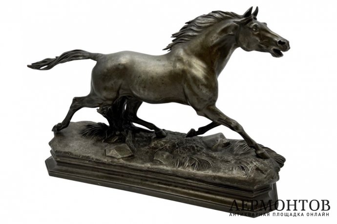 Статуэтка. Бегущий конь. Франция, 2-я половина XIX века