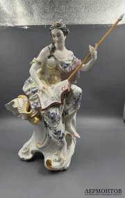 Скульптура «Муза Каллиопа». Фарфор, Meissen, И. И. Кендлер, Германия, 2012 год