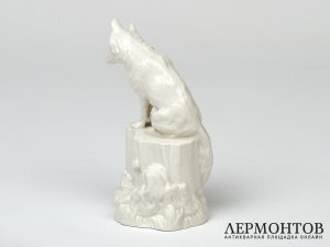 Статуэтка «Лиса». Фарфор, Nymphenburg, Германия, 1976–1996 годы