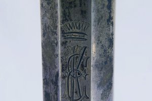 Пара бутылок. Мальцовское стекло, Морозов. Серебро  84. Российская империя 