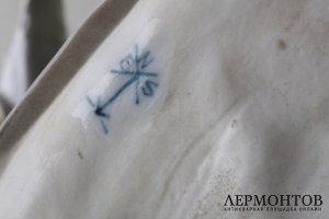 Статуэтка. Дама со слугой и русской борзой. Karl Ens. Германия. XX в.