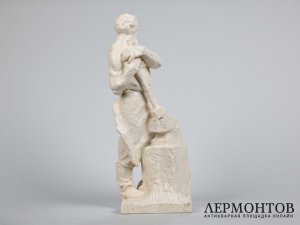 Статуэтка «Кузнец». Керамика, Bechyně, Чехословакия, 1922–1942 годы