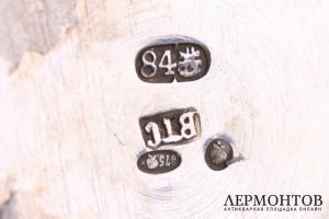 Молочник. Серебро 84 пробы. Россия, Москва, мастерская Соколова В.Т.