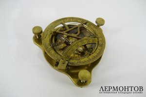 Морской компас. Бронза. Англия, XIX век.