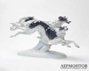 Статуэтка «Борзые». Фарфор, Rosenthal, Германия