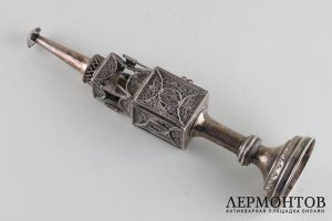 Бсамим для субботних благовоний. Зап. Европа, кон. 19 в. Серебро.