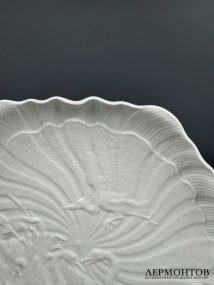 Блюдо для торта из «Лебединого сервиза», 30 × 28 см. Фарфор, Meissen, Германия
