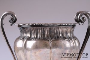 Ведро для льда, бутылки. Серебро 800. Франция