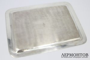 Поднос. Серебро 925 пробы. Мексика, 1937-45