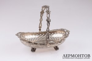 Сухарница. Серебро 812 пробы. Венгрия