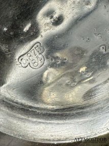 Мужские карманные часы с заводным ключом. Серебро 875 пробы, Matthey Jacot, Швейцария, конец 19 века