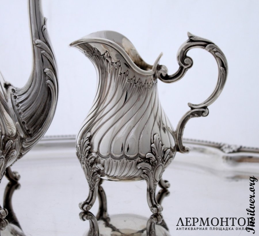 Сервиз Gross. Серебро 950. Франция