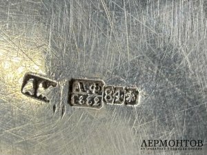 Сервиз в Неорусском стиль. Россия, 1882 год. Серебро 84 пробы, кость.