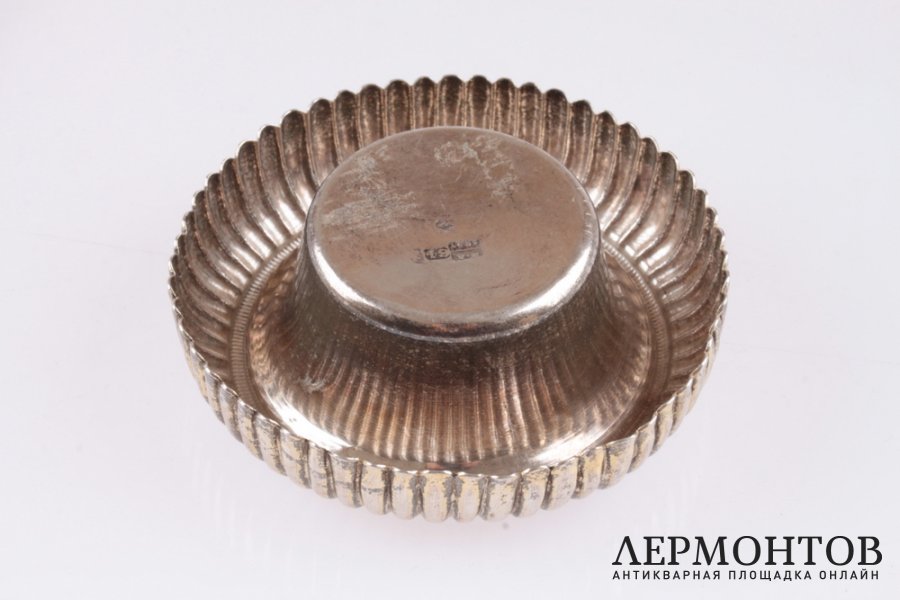 Солонка. Серебро 84 пробы. 1857 год. Российская империя