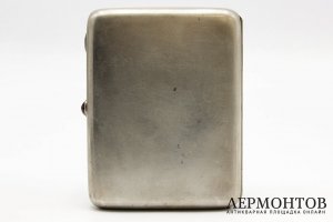 Портсигар Глухарь. Серебро 875 пробы. СССР, Москва, 1953 г.