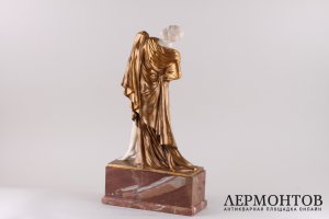 Скульптура Танцовщица в стиле Модерн - Ар Деко. Австрия, Вена, 1908 год.