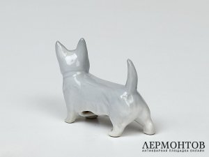Статуэтка «Скотч-терьер». Фарфор, Pfeffer, Германия, 1934–1942 годы