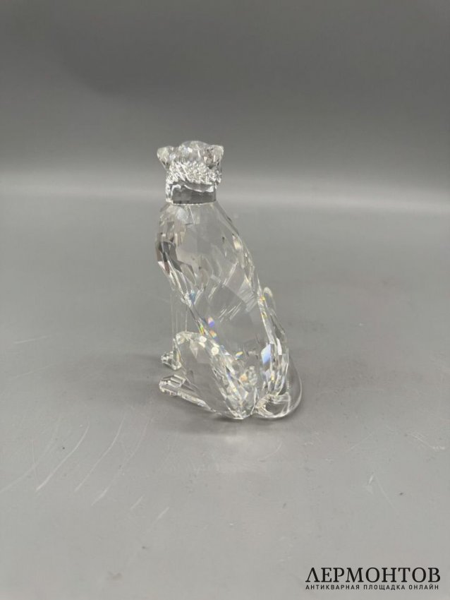 Статуэтка «Гепард». Хрусталь, Swarovski, Австрия, 2000-е годы