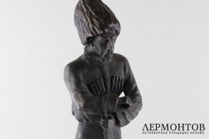 Скульптура Казак-пластун. Авторская бронза. Россия, XXI век.