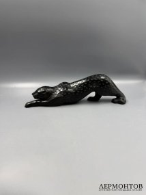 Скульптура «Пантера Zeila», чёрная. Хрусталь, Lalique, Франция