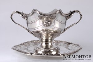 Соусник Bointaburet. Серебро 950. Франция
