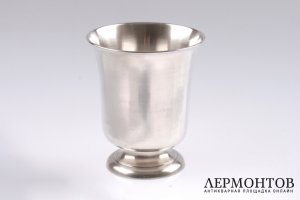 Бокал для вина и воды. Серебро 950. Франция