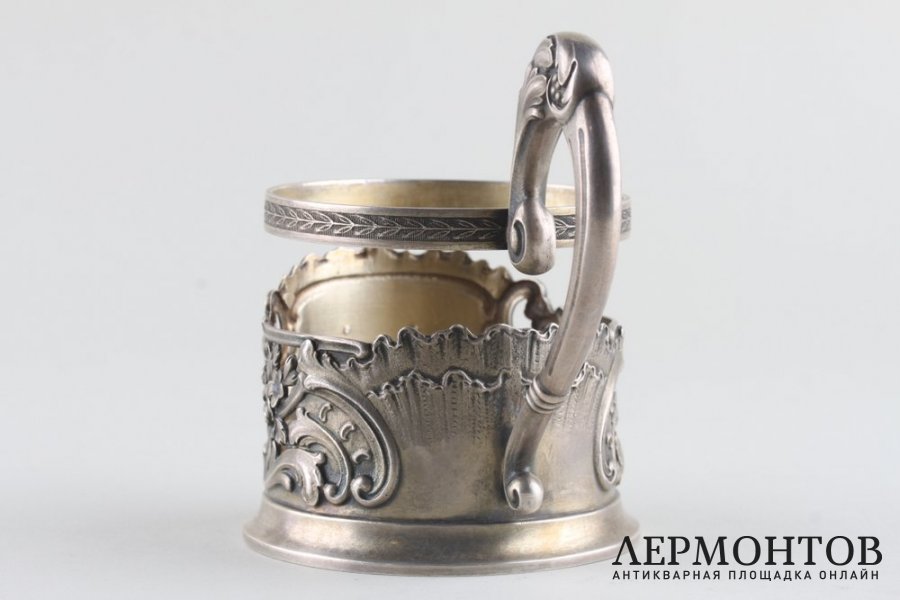 Подстаканник. 15 Артель. Серебро 84 пробы. Российская империя. 1908-1917 гг.