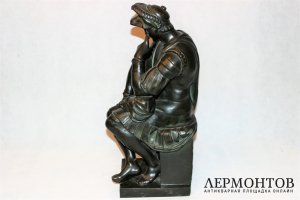 Скульптура. Лоренцо Медичи. Бронза. Jacques Petermann. Бельгия