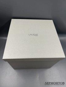 Декантер с пробкой-цветком. Хрусталь, Lalique, Франция, 20 век