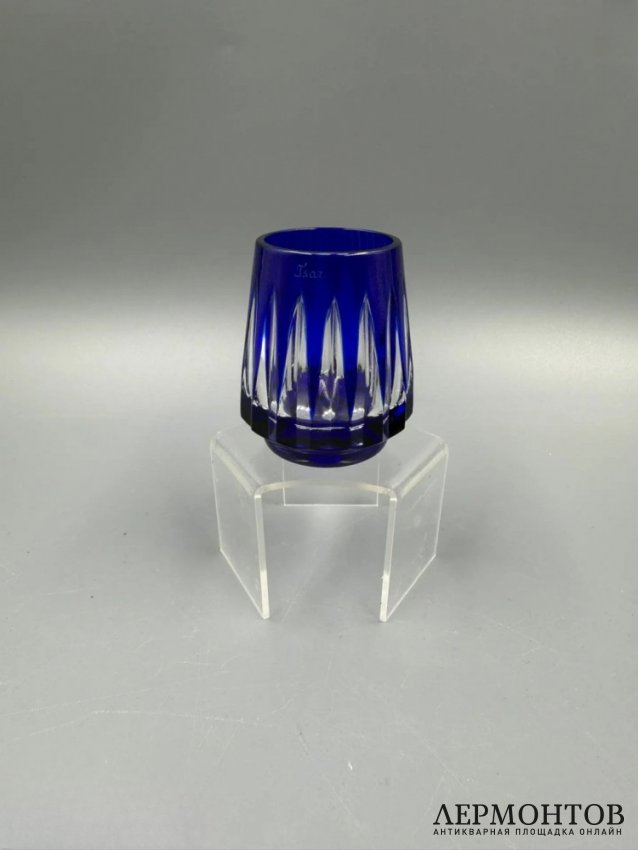Набор стопок «Tsar», 6 цветов. Цветной хрусталь, Faberge, Франция