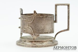 Подстаканник Ремешок. Россия, фабрика Вольская, 1885-1914 гг. Латунь.