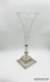 Ваза для цветов. Серебро 84 пробы, Россия, 1899–1908 годы
