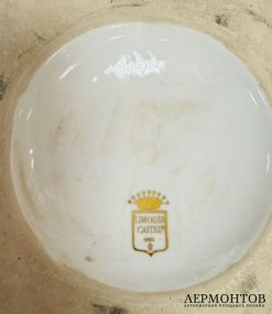 Ваза «Галантная сцена». Фарфор, живопись, Castel Limoges, Франция, начало 20 века