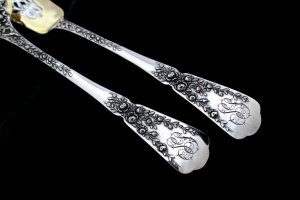 Сервирочный набор Compere. Серебро 950. Франция