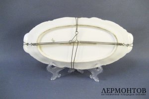 Декоративные парные тарелки. Рыбы. Limoges. Франция, XIX век. 